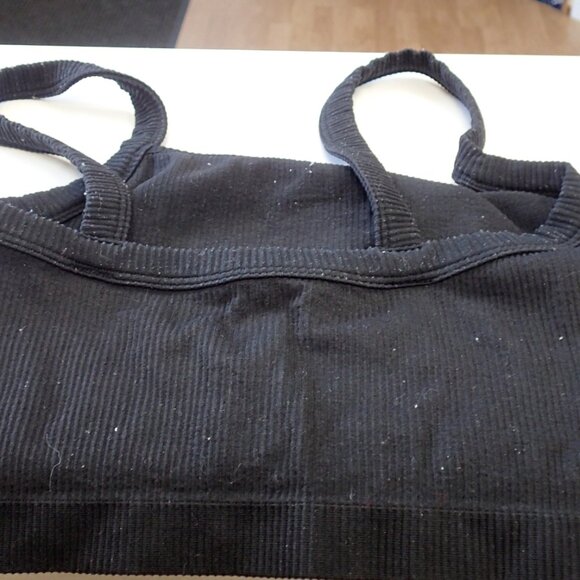 Black Crop Top Women's Tank top - Picture 4 of 4